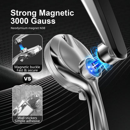 12-Inch High Pressure Rain Shower Head with Handheld Spray Combo